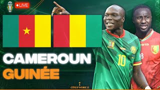 🔴🇨🇲🇬🇳 CAMEROUN  GUINEE LIVE  🚨LES LIONS INDOMPTABLES FACE AU SYLI NATIONAL  CAN 2024  CAN 2023 [upl. by Vinna6]