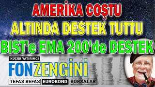 Altında destek tuttu Amerika coştu BISTe EMA200den destek [upl. by Angelique62]