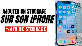 Comment ajouter un espace de stockage de 4 To à son iPhone  espace de stockage saturé iphone [upl. by Pardew]