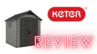 Keter Premier 75 Shed Review and Walkaround [upl. by Eellac]