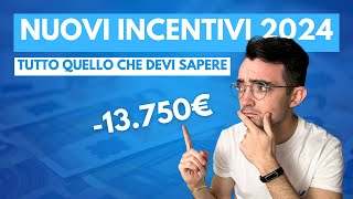 INCENTIVI AUTO 2024 quanti sono e come funzionano [upl. by Norling]