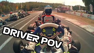 Kart Race Driver Eye POV  Lando Norris Kart 125cc Rotax Max [upl. by Tymothy]