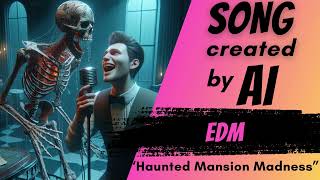 MUSIC created by AI  EDM  Song Haunted Mansion Madness [upl. by Neemsay917]