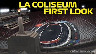 Los Angeles Memorial Coliseum Raceway  NASCAR Clash  First Look [upl. by Adianes]