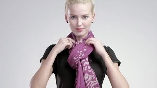 How to Tie a Scarf 4 Scarves 16 Ways [upl. by Otiragram]