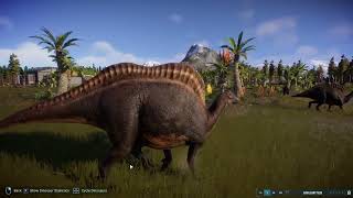 Jurassic World Evolution 2  CC Ouranosaurus sounds [upl. by Imar85]