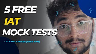 IAT Free Mock Tests  5 IAT Practice Papers  IAT 2024  IISER Aptitude Test [upl. by Lorrin672]