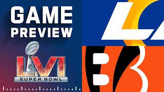 Los Angeles Rams vs Cincinnati Bengals  NFL Super Bowl LVI Preview [upl. by Atteyram]