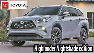 2024 Toyota Highlander Nightshade Edition  Interior features [upl. by Assenab]