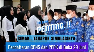 Pengumuman RESMI Pendaftaran CPNS dan PPPK 2024 di buka Pada Tgl 29 Juni sd 22 Juli 2024 [upl. by Odlavu]