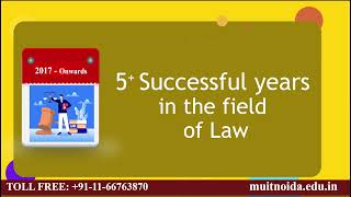 MAHARISHI SCHOOL OF LAW  BEST LAW COLLEGE IN NOIDA [upl. by Yarvis]