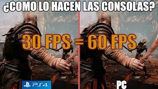 30 Fps Parecen 60 Fps en Consola ¿QUÉ PASA AQUÍ 😮😲🤯 [upl. by Airetak]