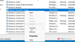 Enable Windows Biometric Service in Windows 11 [upl. by Anits]