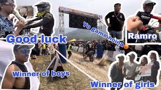 Pokhara enduro race grand final day 2 winners haru 🏆🏅🎖️🥇🥈🥉 paxi Sab sad 😞 [upl. by Sonny710]