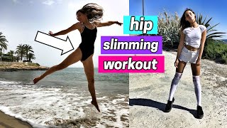 the ultimate hip slimming workout at home no equipment [upl. by Nessnaj]