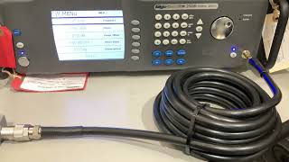 Testing KMR400 low loss coaxial cable transmission line loss using power meter [upl. by Hildegard]