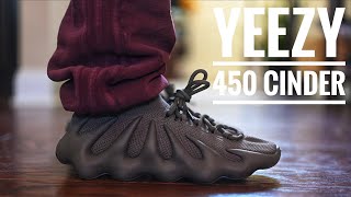 YEEZY 450 CINDER REVIEW amp ON FEET [upl. by Filip228]