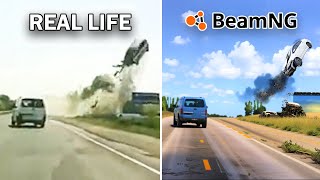 Accidents Based on Real Life Incidents  BeamNGdrive 9 [upl. by Shifrah]