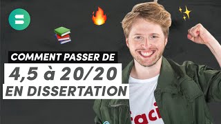 Comment faire une Dissertation et passer de 45 à 2020 📈 [upl. by Ardnaiek]