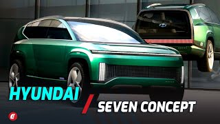 FIRST LOOK Hyundai SEVEN Concept Previews 2024 Ioniq 7 Electric SUV [upl. by Obed]