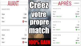 Automatiquement Créer Votre Propre Coupon de paris 1xbet  constructeur de paris sportifs 1xbet [upl. by Tijnar]