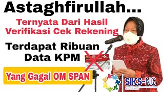 Sangat Disayangkan  Hasil Verifikasi Cek Rekening KPM BPNT Tahap 3 Mei Juni Banyak Gagal OM SPAN [upl. by Brasca]