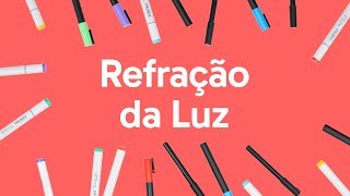 REFRAÇÃO DA LUZ  MAPA MENTAL  QUER QUE DESENHE  DESCOMPLICA [upl. by Yraeg588]