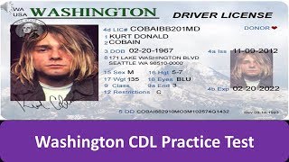 Washington CDL Practice Test [upl. by Allimrac]