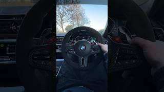 TRE Alcantara Steering Wheel amp The Evolve x MAED Magnetic Paddles on the G82 M4 g82 bmw bmwm [upl. by Lars]