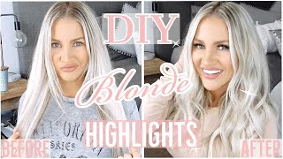 EASY BABYLIGHTS HAIR TUTORIAL  BRIGHT DIMENSIONAL LIVED IN ASH BLONDE HIGHLIGHTS  JESS amp TRIBE [upl. by Hildagard108]