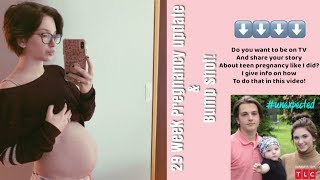 29 Week Pregnancy Update amp Bump Shot  Exciting News Teen Mom Mckayla Adkins [upl. by Llerral296]