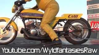 NHDRO 2 Super Eliminator class 2stroke motorcycle drag racing Indy [upl. by Eeral]