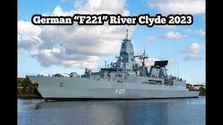 German F221 River Clyde 22nd October 2023  Exercise Joint Warrior [upl. by Philipp]