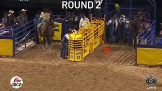 2023 NFR TEAM ROPING ROUND 2 [upl. by Anurag]