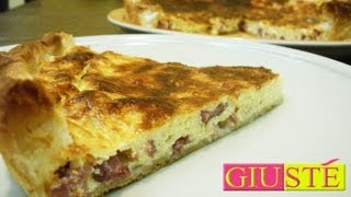 Quiche lorraine la recette de Giusté [upl. by Billi513]