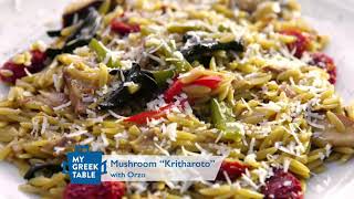 How to Make Mushroom Orzo from My Greek Table with Diane Kochilas Season 3 [upl. by Rehtaef949]