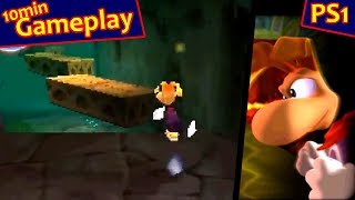 Rayman Rush  PS1 Gameplay [upl. by Ynohtona]