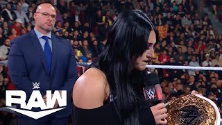 Rhea Ripley is Forced to Vacate Her Title  WWE Raw Highlights 41524  WWE on USA [upl. by Sanyu623]