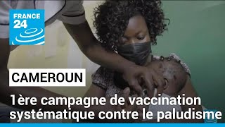 Lutte contre le paludisme  le Cameroun lance sa 1ère campagne de vaccination systématique [upl. by Nalro]