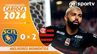 SAMPAIO CORRÊA 0 X 2 FLAMENGO  MELHORES MOMENTOS  4ª RODADA DO CAMPEONATO CARIOCA 2024  geglobo [upl. by Matti]