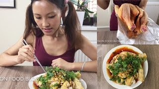 Steamed chicken in chili sauce saliva chicken authentic Sichuan Szechuan food recipe 12 四川口水雞 [upl. by Carina]