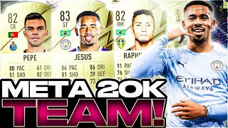 SUPER META 20K TEAM FIFA 22 Get More Wins  FIFA 22 20K SQUAD BUILDER [upl. by Massiw993]