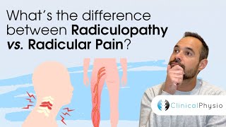 Whats the difference between Radiculopathy vs Radicular Pain  Expert Physio Guide [upl. by Deenya47]