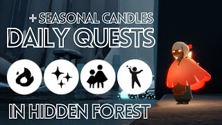 Todays Daily Quests in Hidden Forest  Sky Children of the Light [upl. by Orest]