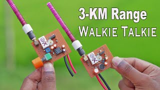 How to Make HF Band WalkieTalkie for Long Distance Range Test [upl. by Lombardy]