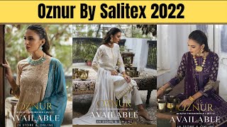 oznur by salitex  salitex  salitex lawn new collection 2022  lavish cloths  MUKESH DUPATTA [upl. by Hsirahc516]