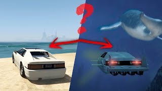 GTA 5  Ocelot Stromberg Submarine Transformation in to Car  BlackShadow YT Shorts [upl. by Attenauqa]