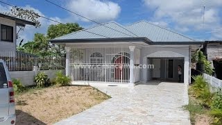 Huurwoning Suriname Vakantiewoning Paramaribo Jagdeiweg Holiday House for rent [upl. by Yemirej]