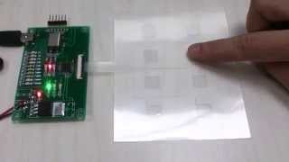 Flexible touch panel with touch module of capacitive sensor [upl. by Vergos423]