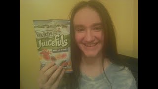 Welchs Juicefuls Fruit Snacks taste testing [upl. by Einnor304]